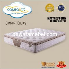 Kasur Ukuran 100 - Comforta Comfort Choice 100 / Light Brown FREE Mattress Protector 